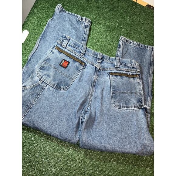 Wrangler Riggs Dura Shield Workwear Carpenter Utility Jeans Size 36x33 - Picture 4 of 13